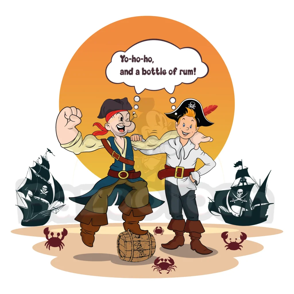 Popeye and Tintin: Sea Rogues