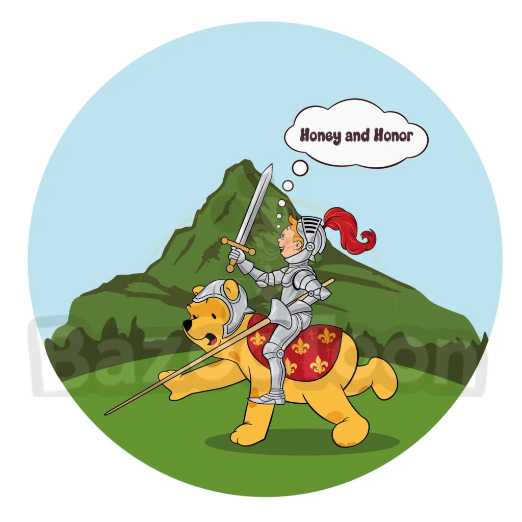 Sir Tintin Riding Winnie