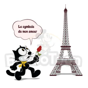 Felix Near the Tour Eiffel