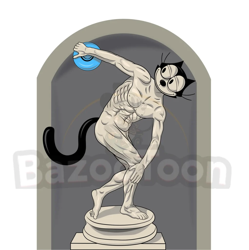 Felix the cat Discobolus