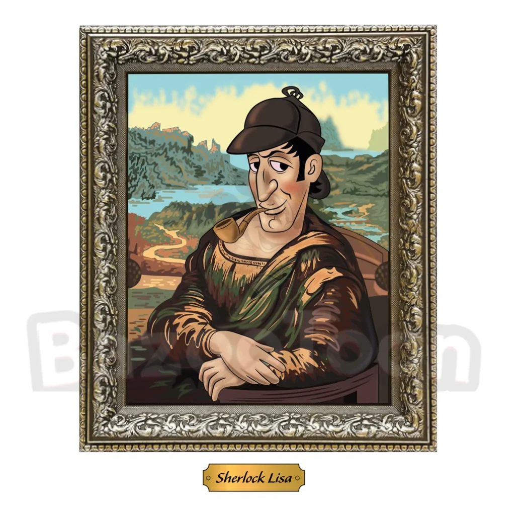 mythic cartoon mashup art