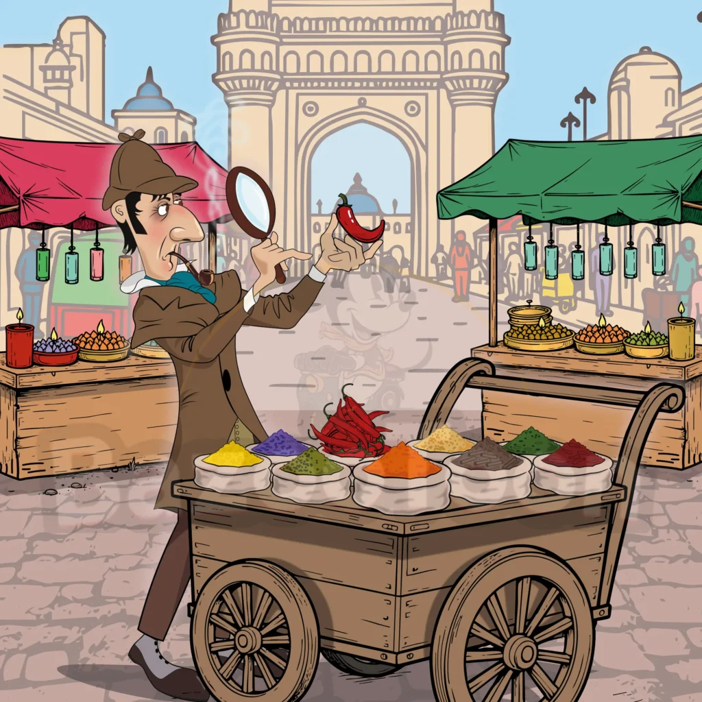 Sherlock spice market art